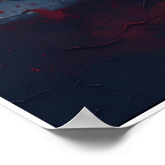 Ohio State Flag Design | Buckeye State Pride Gift  Poster (Hoek)