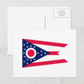 Ohio State Flag Design Decor Briefkaart (Voorkant / Achterkant)