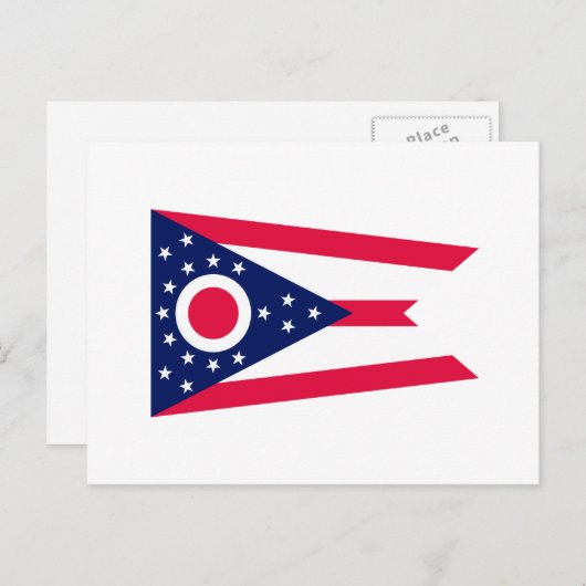Ohio State Flag Design Decor Briefkaart (Voorkant / Achterkant)