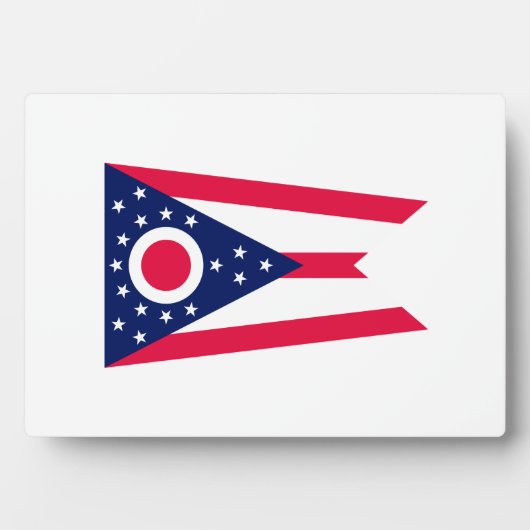 Ohio State Flag Design Decor Fotoplaat (voorkant)