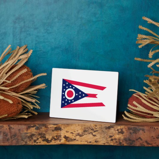Ohio State Flag Design Decor Fotoplaat (Zijkant)
