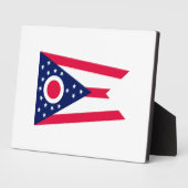 Ohio State Flag Design Decor Fotoplaat (Zijkant)