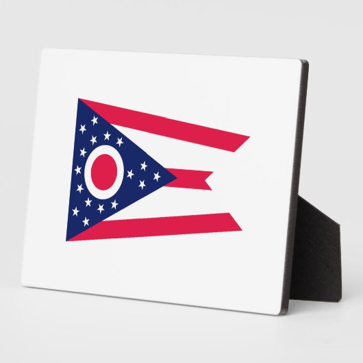 Ohio State Flag Design Decor Fotoplaat (Zijkant)