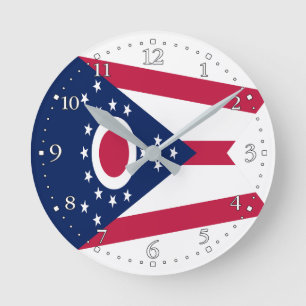 Ohio State Flag  Ronde Klok
