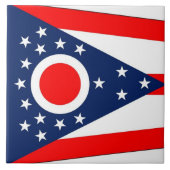 Ohio State Flag Tegel Tegeltje (Voorkant)