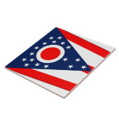 Ohio State Flag Tegel Tegeltje (Zijkant)
