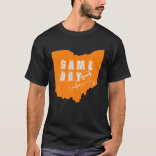Ohio State Game Day Vibes Retro Football T-shirt