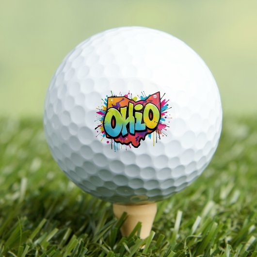 Ohio State Golfgolfer Golfballen