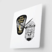Ohio State Highway Patrol - OSP - Wall Clock Vierkante Klok (Hoek)