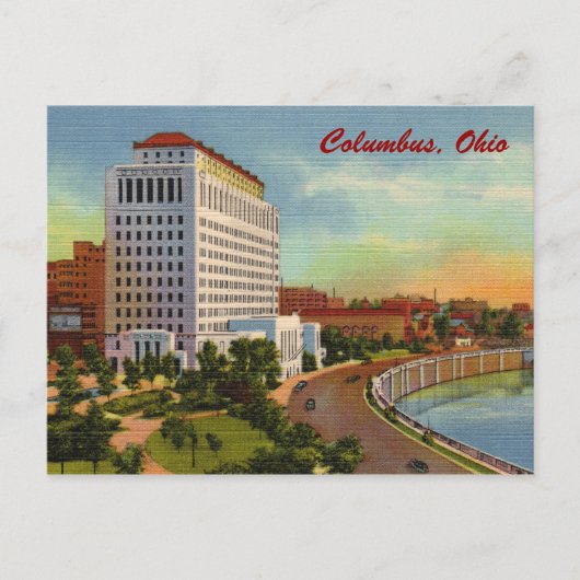 Ohio State of Ohio Kantoor Building  Briefkaart (Voorkant)
