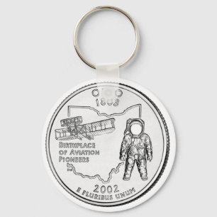 Ohio State Quarter Sleutelhanger