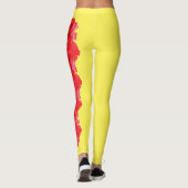 Ohio State Scarlet Carnenbloem Leggings (Achterkant)