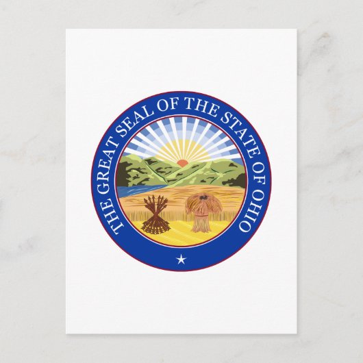 Ohio State Seal Briefkaart (Voorkant)