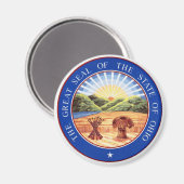 Ohio State Seal Magneet (Voorkant / Achterkant)