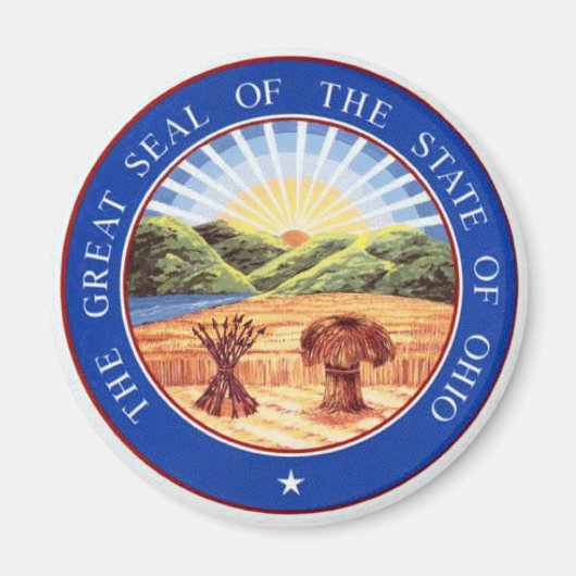 Ohio State Seal Magneet (Voorkant)