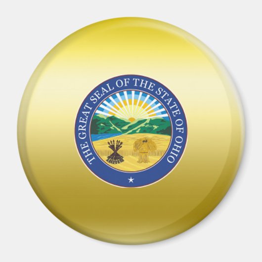 Ohio State Seal Magneet (Voorkant)
