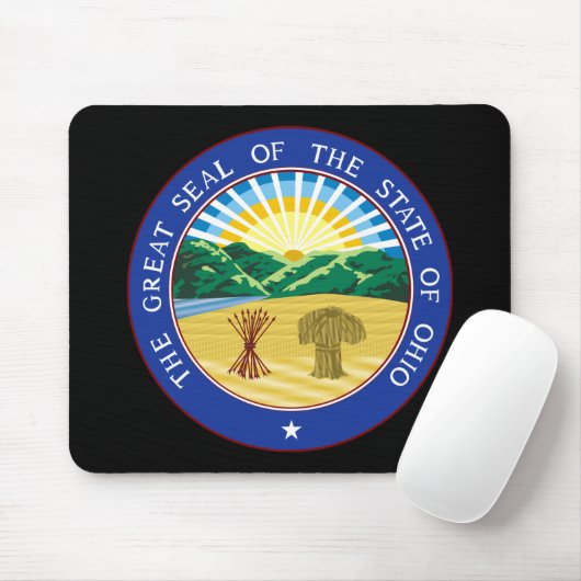 Ohio State Seal Mousepad Muismat (Met muis)