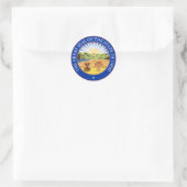 Ohio State Seal Ronde Sticker (Tas)