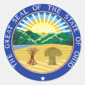 Ohio State Seal Sticker (Voorkant)
