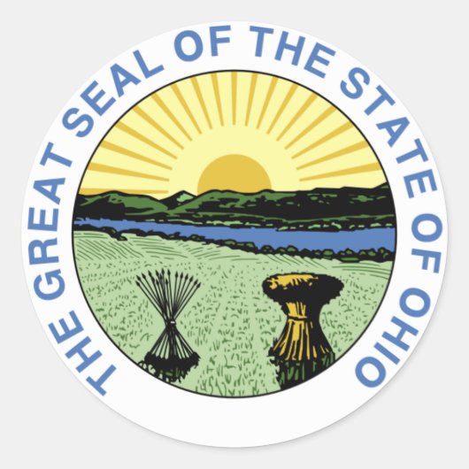 Ohio State Seal Stickers (Voorkant)