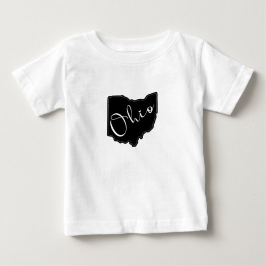Ohio State Shape Outline - Ohio Kaart Outline (Voorkant)