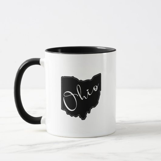 Ohio State Shape Outline - Ohio Kaart Outline Mok (Links)