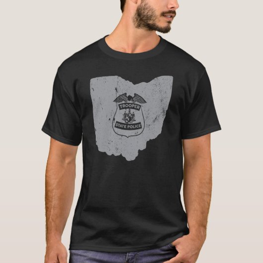 Ohio State Trooper Shirt Ohio Highway Patrol Shirt (Voorkant)