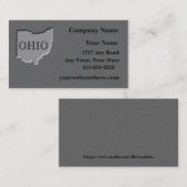 Ohio State Visitekaartje gesneden stenen look (Voorkant / Achterkant)