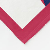 Ohio State Vlag Print Patriot Fleece Deken (Hoek)