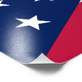 Ohio State Vlag Verenigde Staten Foto Afdruk (Hoek)