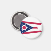 Ohio State Vlag Verenigde Staten Magneet (Voorkant / Achterkant)