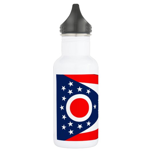 Ohio State Vlag Vrijheidsfles Waterfles (Links)