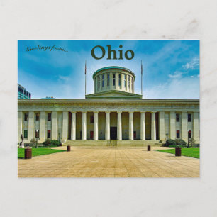 Ohio Statehouse in Columbus Ohio Briefkaart