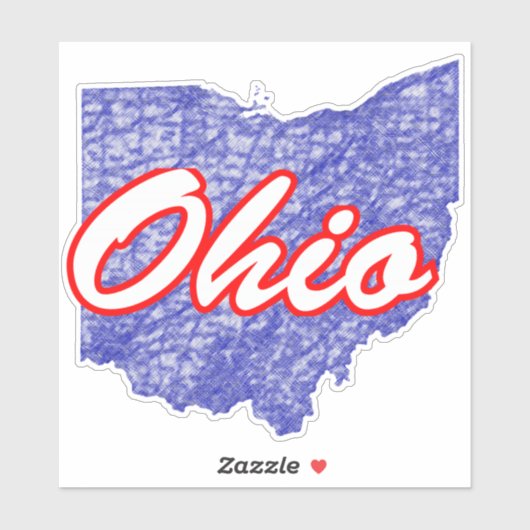 Ohio Sticker (Vel)