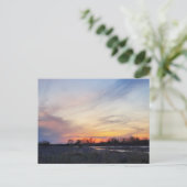 Ohio Sunset Briefkaart (Staand voorkant)
