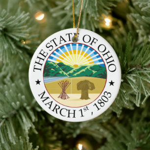 Ohio-teken Keramisch Ornament