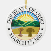Ohio-teken Keramisch Ornament (Voorkant)