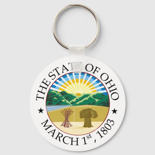 Ohio-teken Sleutelhanger (Voorkant)