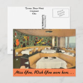 Ohio, Terrace Plaza Hotel, Cincinnati Briefkaart (Voorkant / Achterkant)