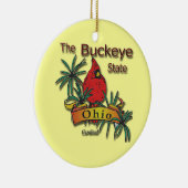 Ohio The Buckeye State Bird Ornament (Rechts)