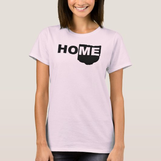 Ohio Thuis Weg Van State T-Shirt (Voorkant)