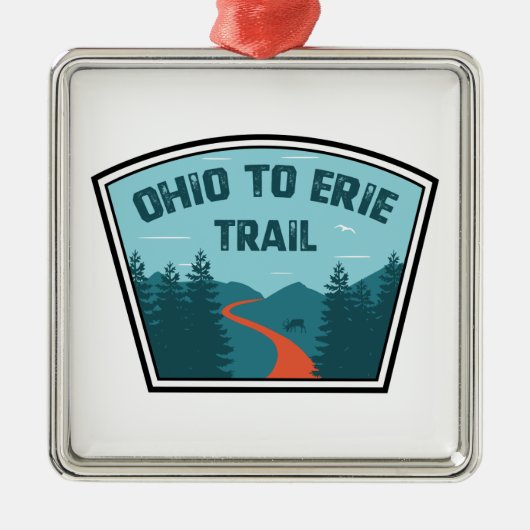 Ohio to Erie Trail Metalen Ornament (Voorkant)