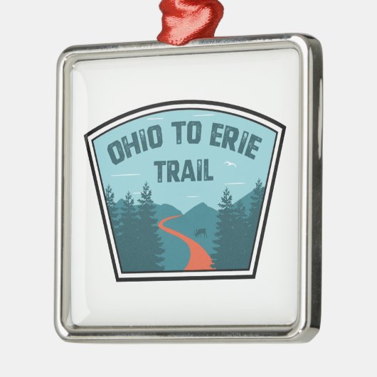 Ohio to Erie Trail Metalen Ornament (Links)