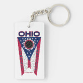Ohio totale eclips acryl Sleutelhanger (achterkant)