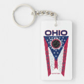 Ohio totale eclips acryl Sleutelhanger (Voorkant)