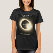 OHIO Totale zonsverduistering 8 april 2024 T-shirt (Voorkant)