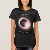 OHIO Totale zonsverduistering 8 april 2024 T-shirt (Voorkant)
