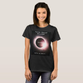 OHIO Totale zonsverduistering 8 april 2024 T-shirt (Voorkant volledig)