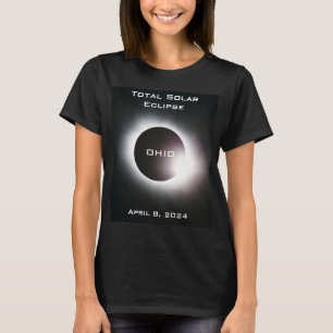 OHIO Totale zonsverduistering 8 april 2024 T-shirt