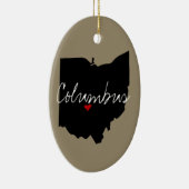Ohio Town Keramisch Ornament (Rechts)